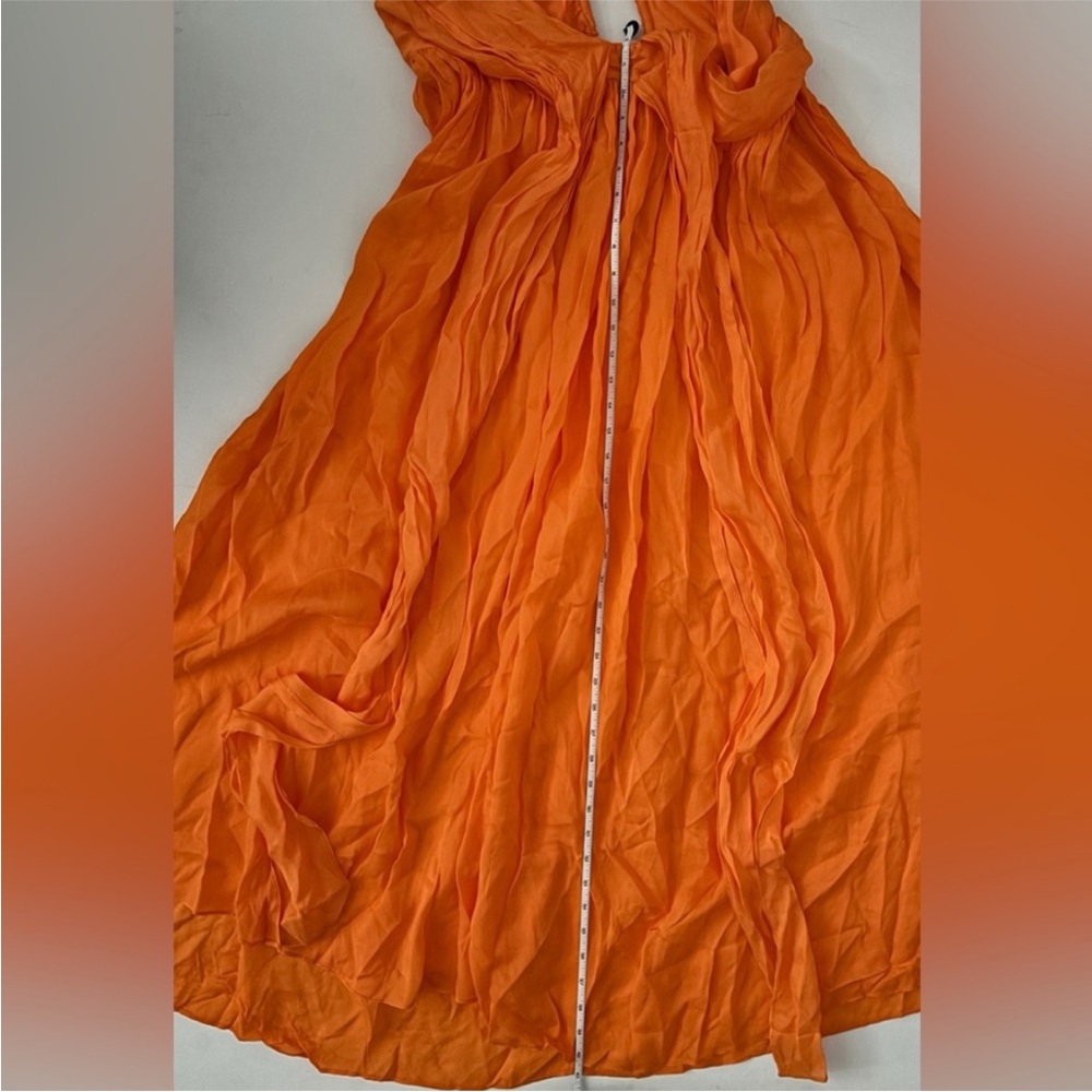 cult gaia Orange Halter Maxi Dress - Picture 6 of 9